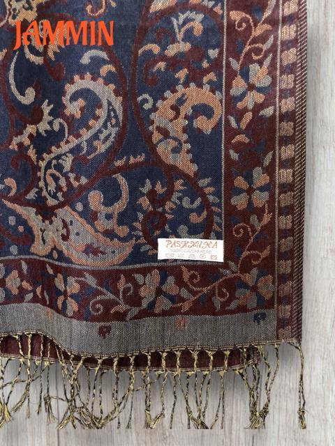 ペーズリー柄ストール アジアン ストール エスニック パシュミナ 男女兼用 < 女性ファッション  ペーズリー柄ストール アジアン ストール エスニック パシュミナ 男女兼用 < 女性ファッションの