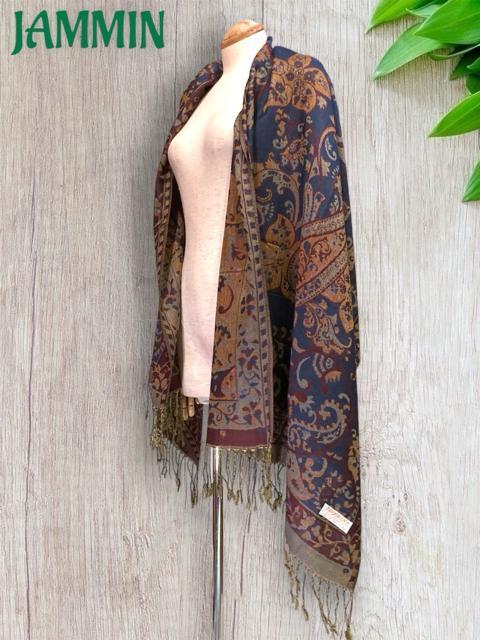 ペーズリー柄ストール アジアン ストール エスニック パシュミナ 男女兼用 < 女性ファッション  ペーズリー柄ストール アジアン ストール エスニック パシュミナ 男女兼用 < 女性ファッションの