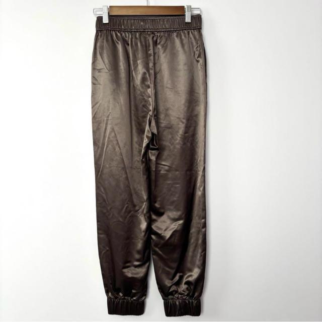 【新品】SNIDEL★スナイデル サテンイージーパンツ ジョガーパンツ ブラウン 茶 パンツ すっきり魅せる サイズ0 S < ブランド 【新品】SNIDEL★スナイデル サテンイージーパンツ ジョガーパンツ ブラウン 茶 パンツ すっきり魅せる サイズ0 S < ブランドの