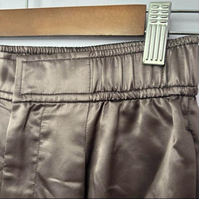 【新品】SNIDEL★スナイデル サテンイージーパンツ ジョガーパンツ ブラウン 茶 パンツ すっきり魅せる サイズ0 S < ブランド 【新品】SNIDEL★スナイデル サテンイージーパンツ ジョガーパンツ ブラウン 茶 パンツ すっきり魅せる サイズ0 S < ブランドの