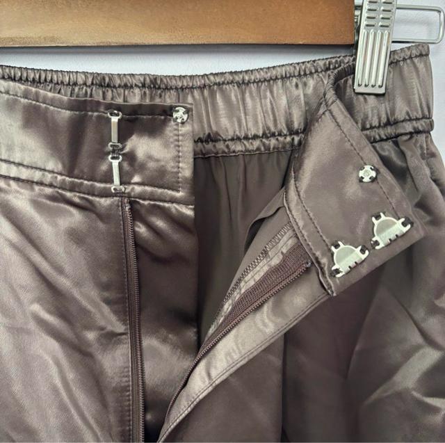 【新品】SNIDEL★スナイデル サテンイージーパンツ ジョガーパンツ ブラウン 茶 パンツ すっきり魅せる サイズ0 S < ブランド 【新品】SNIDEL★スナイデル サテンイージーパンツ ジョガーパンツ ブラウン 茶 パンツ すっきり魅せる サイズ0 S < ブランドの