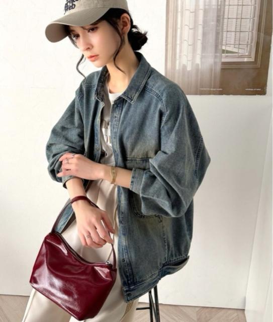 新品☆Classical Elf(クラシカルエルフ)デニムジャケット Gジャンビッグシルエットジャケット☆ < 女性ファッション 新品☆Classical Elf(クラシカルエルフ)デニムジャケット Gジャンビッグシルエットジャケット☆ < 女性ファッションの