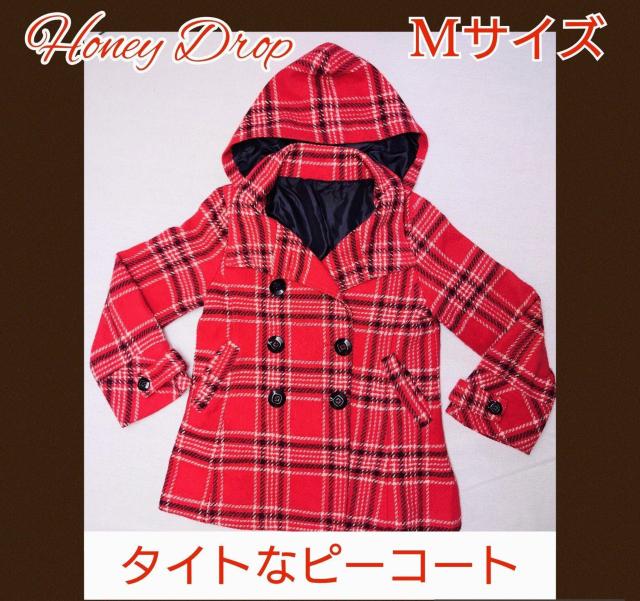 美品★ピーコート★タイト★スリム★ユニセックス★パンクファッション★レディースコート★ロックファッション★可愛い★レッド★送料無料 < 女性ファッション 美品★ピーコート★タイト★スリム★ユニセックス★パンクファッション★レディースコート★ロックファッション★可愛い★レッド★送料無料 < 女性ファッションの