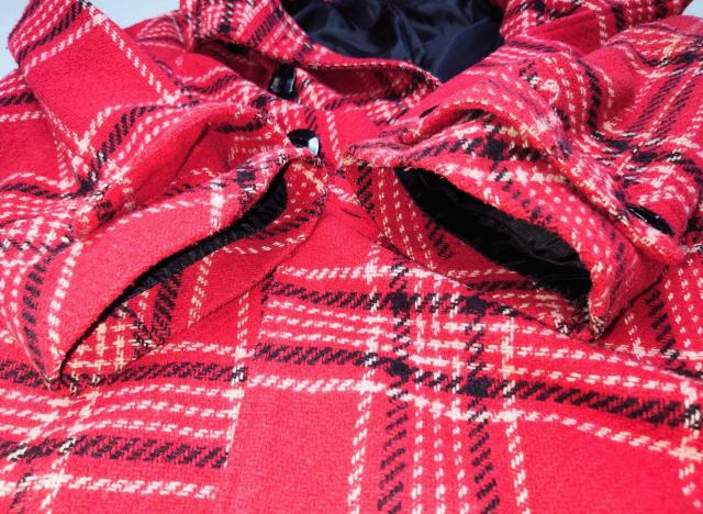 美品★ピーコート★タイト★スリム★ユニセックス★パンクファッション★レディースコート★ロックファッション★可愛い★レッド★送料無料 < 女性ファッション 美品★ピーコート★タイト★スリム★ユニセックス★パンクファッション★レディースコート★ロックファッション★可愛い★レッド★送料無料 < 女性ファッションの