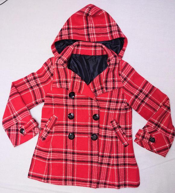 美品★ピーコート★タイト★スリム★ユニセックス★パンクファッション★レディースコート★ロックファッション★可愛い★レッド★送料無料 < 女性ファッション 美品★ピーコート★タイト★スリム★ユニセックス★パンクファッション★レディースコート★ロックファッション★可愛い★レッド★送料無料 < 女性ファッションの