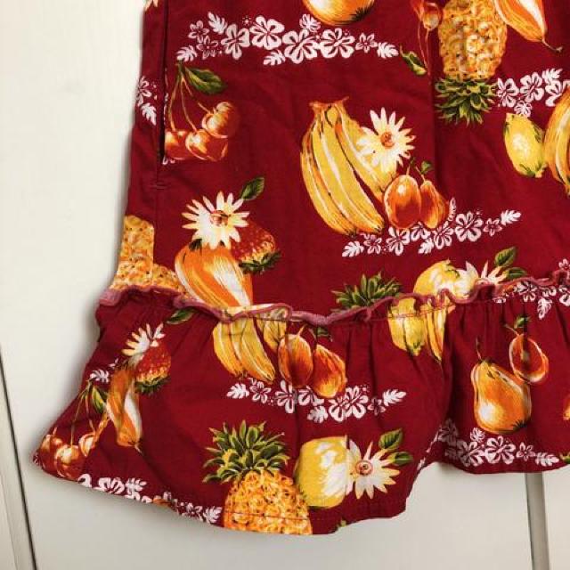 used子供服 トロピカルなワンピース サイズ110 < キッズ/ベビー  used子供服 トロピカルなワンピース サイズ110 < キッズ/ベビーの