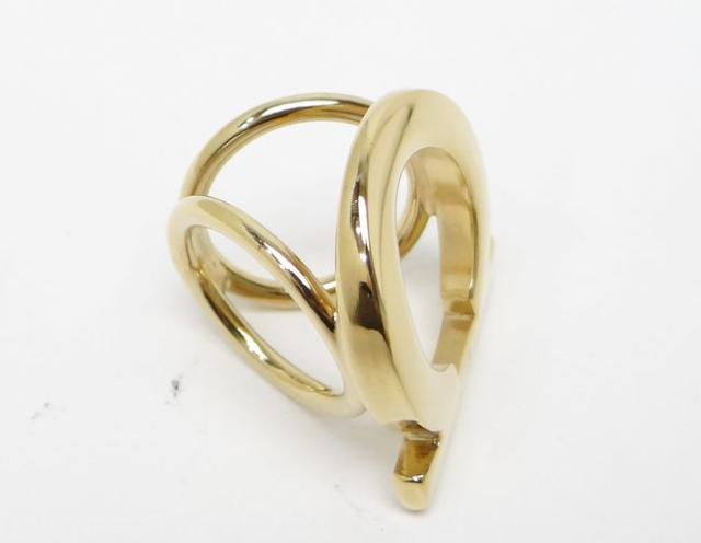 SalvatoreFerragamo フェラガモ ガンチーニ スカーフリング ゴールド【送料無料】 < ブランド SalvatoreFerragamo フェラガモ ガンチーニ スカーフリング ゴールド【送料無料】 < ブランドの