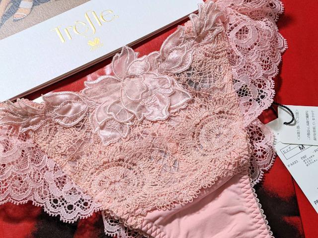 Trefle/トレフル/54G/モロッコ/ソングTバックショーツ/M/SG/シャパンピンク/稀少 < 女性ファッション  Trefle/トレフル/54G/モロッコ/ソングTバックショーツ/M/SG/シャパンピンク/稀少 < 女性ファッションの