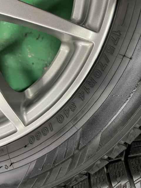 0091848)激安国産中古スタッドレスタイヤヨコハマアイスガード4本ウェッズアルミホイールセット175/70R14送料無料 < 自動車/バイク 0091848)激安国産中古スタッドレスタイヤヨコハマアイスガード4本ウェッズアルミホイールセット175/70R14送料無料 < 自動車/バイク