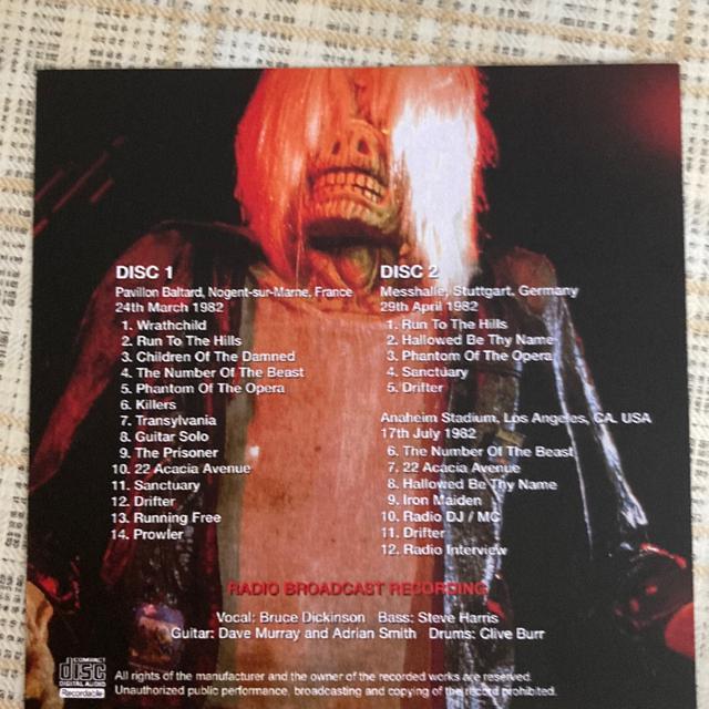 輸入盤 2枚組 Iron Maiden アイアン・メイデン / BEAST COLLECTION 1982 < CD/DVD/ビデオ  輸入盤 2枚組 Iron Maiden アイアン・メイデン / BEAST COLLECTION 1982 < CD/DVD/ビデオの