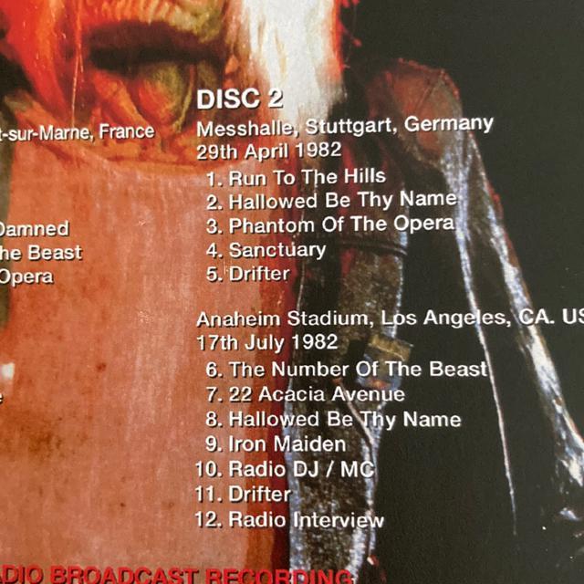 輸入盤 2枚組 Iron Maiden アイアン・メイデン / BEAST COLLECTION 1982 < CD/DVD/ビデオ  輸入盤 2枚組 Iron Maiden アイアン・メイデン / BEAST COLLECTION 1982 < CD/DVD/ビデオの