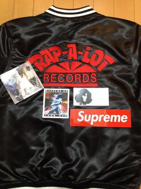 Supreme x Rap-A-Lot Records Satin Jacket ViM  jt@bV 