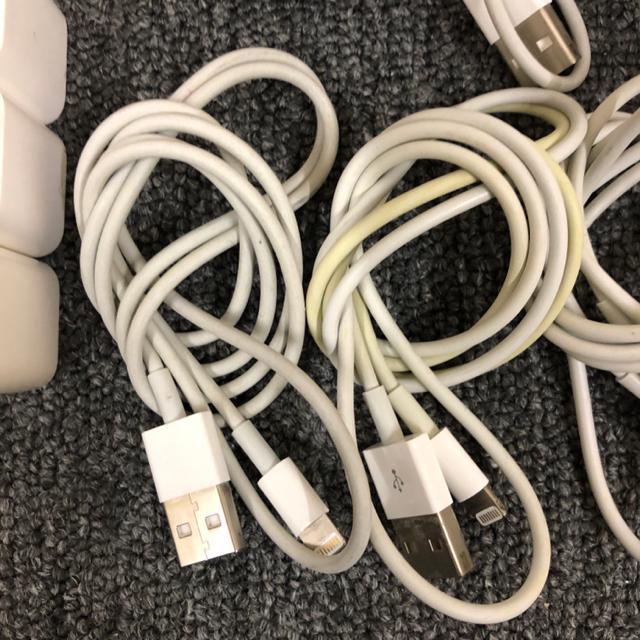 即決 純正 Apple アップル iPhone 充電器 アダプタ ケーブル 9個 まとめ売り < 家電/AV  即決 純正 Apple アップル iPhone 充電器 アダプタ ケーブル 9個 まとめ売り < 家電/AVの