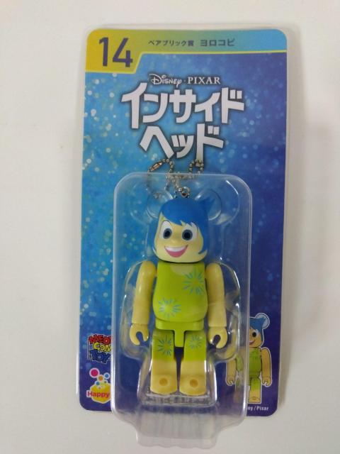 フィギュア ディズニー ピクサー インサイドヘッド 14 ベアブリック賞 ヨロコビ Happyくじ < ホビー  フィギュア ディズニー ピクサー インサイドヘッド 14 ベアブリック賞 ヨロコビ Happyくじ  < ホビーの