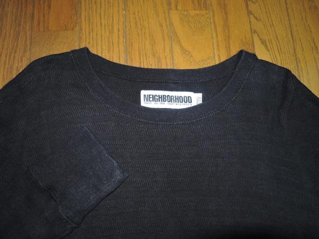 NEIGHBORHOOD ネイバーフッド ロンTシャツ S 黒 ワッフル TEE カットソー H-WAFFLE/C-CREW.LS < ブランド  NEIGHBORHOOD ネイバーフッド ロンTシャツ S 黒 ワッフル TEE カットソー H-WAFFLE/C-CREW.LS < ブランドの