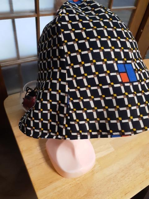 Mサイズ手作りチューリップ帽子らくらく発送リバーシブル < 女性ファッション  Mサイズ手作りチューリップ帽子らくらく発送リバーシブル < 女性ファッションの