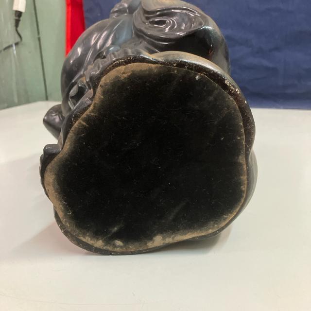 陶器製 七福神 布袋様 置物 笑顔の仏像 扇子付き 高さ約37cm < ホビー  陶器製 七福神 布袋様 置物 笑顔の仏像 扇子付き 高さ約37cm < ホビーの