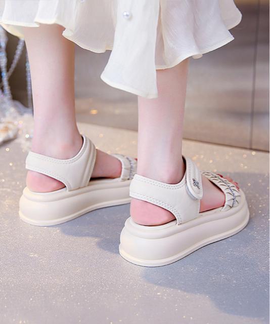 送料無料 新品 厚底サンダル レディースギャザーサンダル < 女性ファッション  送料無料 新品 厚底サンダル レディースギャザーサンダル < 女性ファッションの