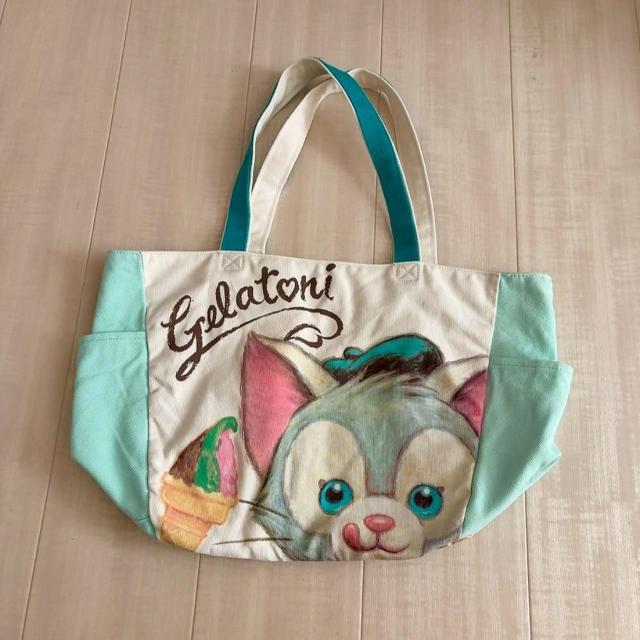 ◆TDS購入/ディズニーシー◆ジェラトーニ&ダッフィープリントトートバッグ★TDL*ハロウィン♪ < 女性ファッション  ◆TDS購入/ディズニーシー◆ジェラトーニ&ダッフィープリントトートバッグ★TDL*ハロウィン♪ < 女性ファッションの