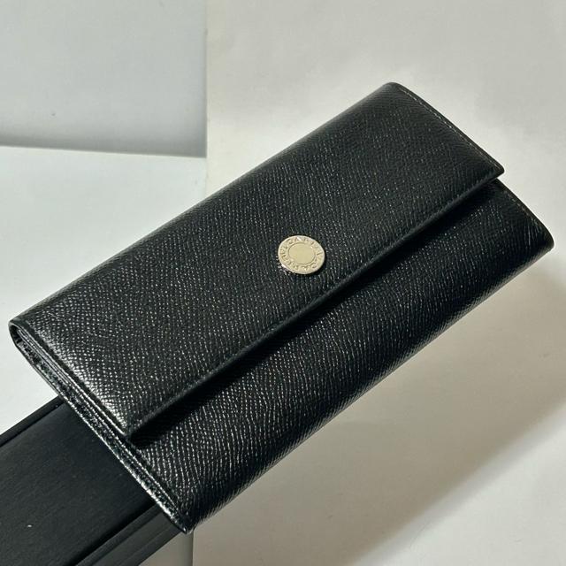 BVLGARI ブルガリ レザー 二つ折り 長財布 レディース メンズ ブラック ウォレット 小銭入れ 札入れ < ブランド BVLGARI ブルガリ レザー 二つ折り 長財布 レディース メンズ ブラック ウォレット 小銭入れ 札入れ < ブランドの
