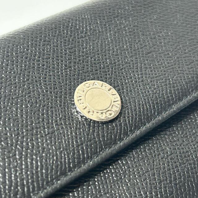 BVLGARI ブルガリ レザー 二つ折り 長財布 レディース メンズ ブラック ウォレット 小銭入れ 札入れ < ブランド BVLGARI ブルガリ レザー 二つ折り 長財布 レディース メンズ ブラック ウォレット 小銭入れ 札入れ < ブランドの