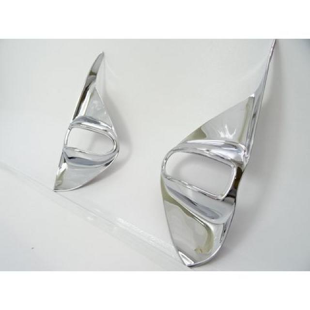 クロームメッキ フォグランプ バンパーカバー ガーニッシュ トヨタ プリウスPHV ZVW52 < 自動車/バイク クロームメッキ フォグランプ バンパーカバー ガーニッシュ トヨタ プリウスPHV ZVW52 < 自動車/バイク