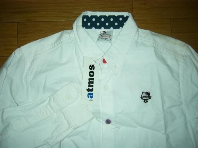 新品 アトモス HELLO KITTY×ATMOS OX SHIRTS 白L シャツ < ブランド  新品 アトモス HELLO KITTY×ATMOS OX SHIRTS 白L シャツ < ブランドの