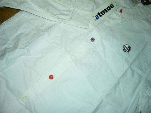 新品 アトモス HELLO KITTY×ATMOS OX SHIRTS 白L シャツ < ブランド  新品 アトモス HELLO KITTY×ATMOS OX SHIRTS 白L シャツ < ブランドの