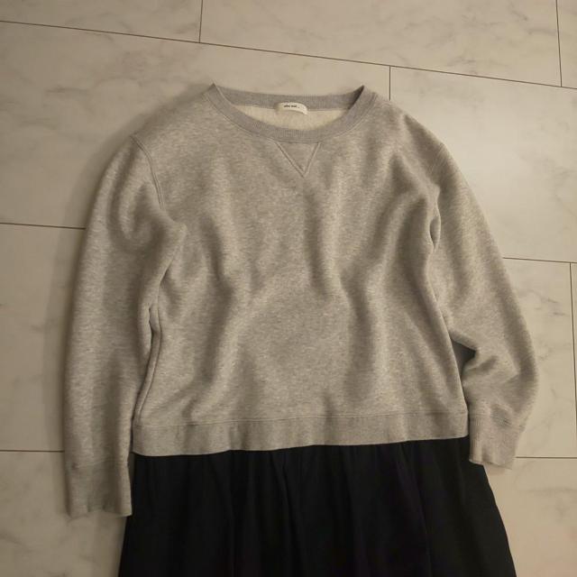 niko and ... ニコアンド 異素材ワンピース < ブランド  niko and ... ニコアンド 異素材ワンピース < ブランドの