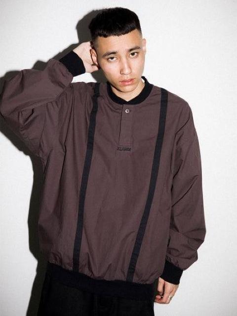 Vi XLARGE GNXg[W vI[o[Vc S `R[ Jbg\[ LINED PULLOVER SHIRT  uh 
