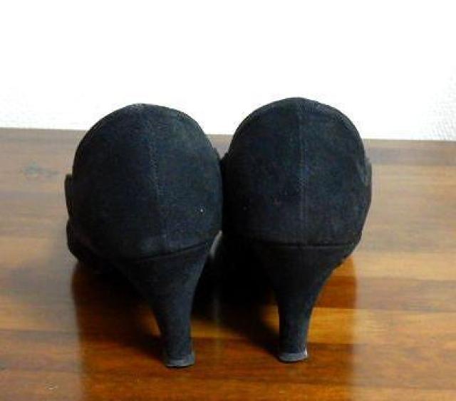 ◆スウェード パンプス 23.5 中古品 < 女性ファッション  ◆スウェード パンプス 23.5 中古品 < 女性ファッションの
