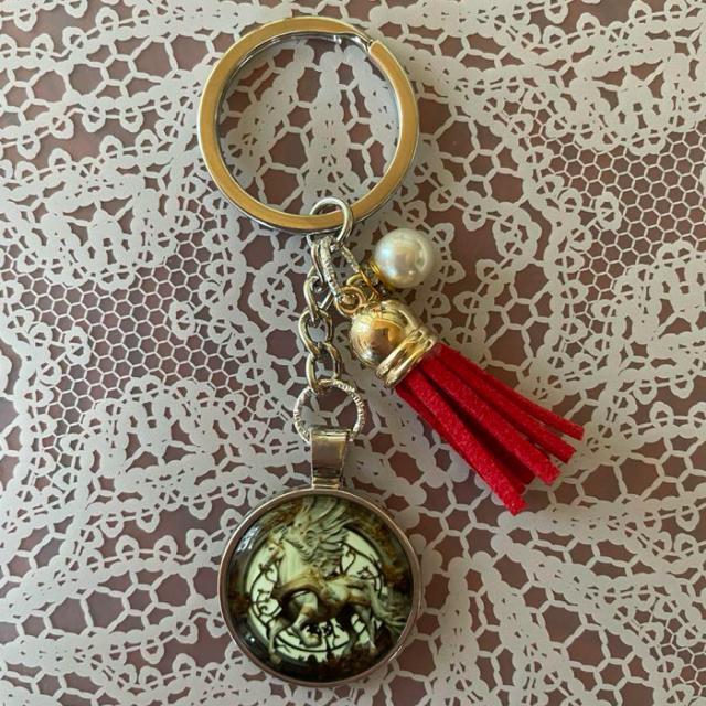 三浦春馬さんイメージ ハンドメイド キーホルダー ペガサスキーホルダー < 女性ファッション  三浦春馬さんイメージ ハンドメイド キーホルダー ペガサスキーホルダー  < 女性ファッションの