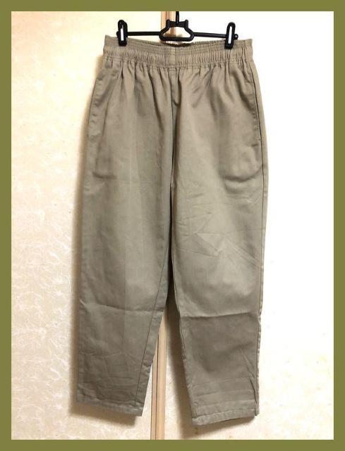 ☆GUジーユー☆超美品♪コットンツイルイージーワイドバギーパンツL☆ < ブランド ☆GUジーユー☆超美品♪コットンツイルイージーワイドバギーパンツL☆ < ブランドの