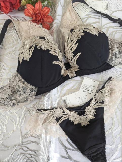 Wacoal/ワコール/Trefle/トレフル/72G/フランス女優/F75&ソングTバックショーツ/M/KO/黒に限りなく近い色 < 女性ファッション Wacoal/ワコール/Trefle/トレフル/72G/フランス女優/F75&ソングTバックショーツ/M/KO/黒に限りなく近い色 < 女性ファッションの