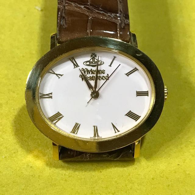 ヴィヴィアンウエストウッド オーバルドレスウォッチ ゴールド&レザー < ブランド ヴィヴィアンウエストウッド オーバルドレスウォッチ ゴールド&レザー < ブランドの