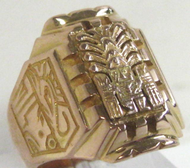 極美品 男女兼用 18K 18金リング 指輪 印台 古代中世柄 #18.5~19 < 女性アクセサリー/時計 極美品 男女兼用 18K 18金リング 指輪 印台 古代中世柄 #18.5~19 < 女性アクセサリー/時計の