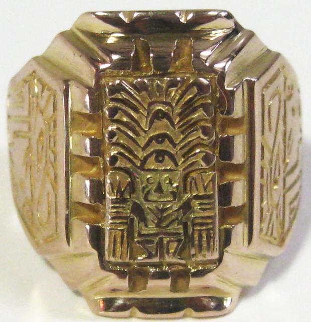 極美品 男女兼用 18K 18金リング 指輪 印台 古代中世柄 #18.5~19 < 女性アクセサリー/時計 極美品 男女兼用 18K 18金リング 指輪 印台 古代中世柄 #18.5~19 < 女性アクセサリー/時計の