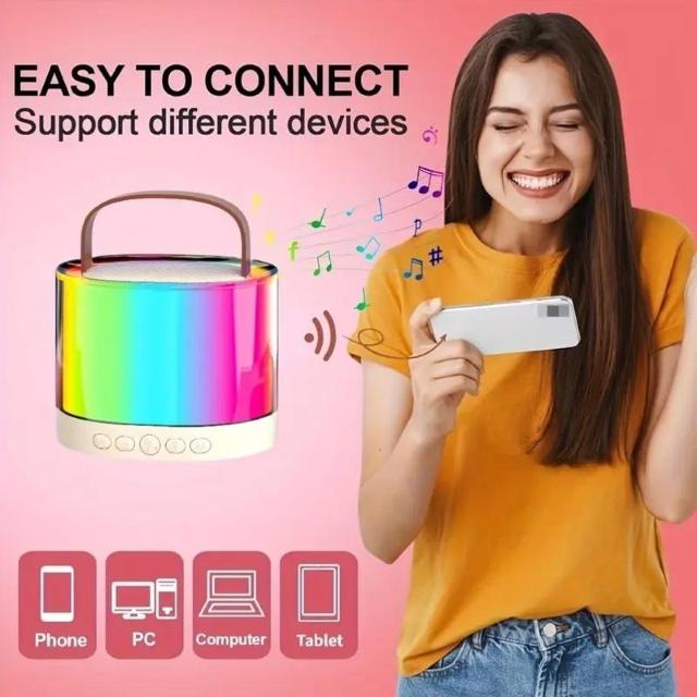 値下げ中!RGBLEDが綺麗コンパクトでポータブルなカラオケワイヤレスマイク付き < 家電/AV 値下げ中!RGBLEDが綺麗コンパクトでポータブルなカラオケワイヤレスマイク付き < 家電/AVの