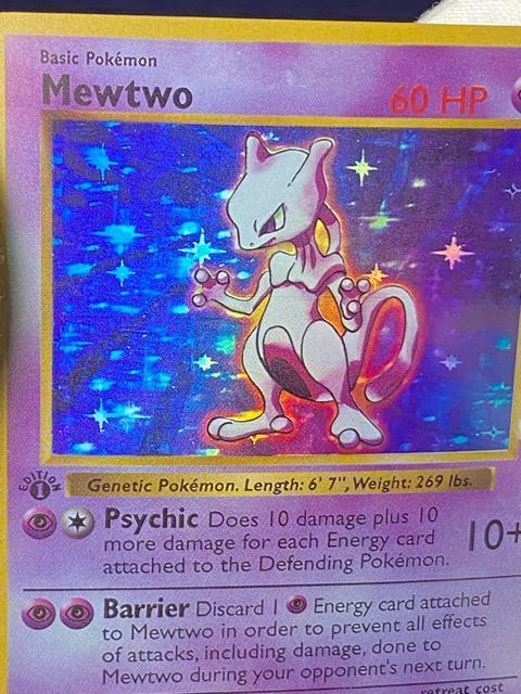 極希少 ミュウツー 1st 初版 ポケカ 10/102 ホロポケモンカード ポケモン < トレーディングカード 極希少 ミュウツー 1st 初版 ポケカ 10/102 ホロポケモンカード ポケモン < トレーディングカードの