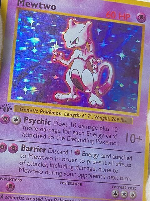 極希少 ミュウツー 1st 初版 ポケカ 10/102 ホロポケモンカード ポケモン < トレーディングカード 極希少 ミュウツー 1st 初版 ポケカ 10/102 ホロポケモンカード ポケモン < トレーディングカードの