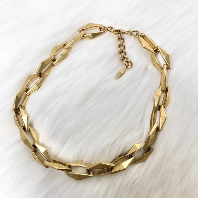 【美品】JIMMY CHOO ジミーチュウ ダイヤモンド チェーンリンク ネックレス ハンドメイド品 < ブランド 【美品】JIMMY CHOO ジミーチュウ ダイヤモンド チェーンリンク ネックレス ハンドメイド品 < ブランドの