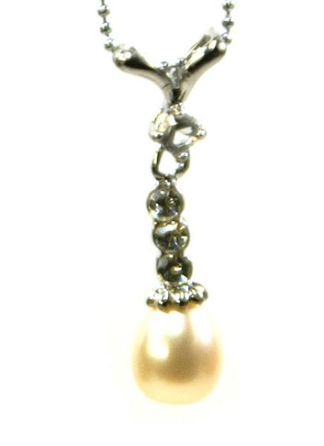 ワンポイントパールネックレス 白 チェーン ドロップ トップ 綺麗 可愛い 一粒 アクセント ペンダント アクセサリー フォーマル < 女性アクセサリー/時計  ワンポイントパールネックレス 白 チェーン ドロップ トップ 綺麗 可愛い 一粒 アクセント ペンダント アクセサリー フォーマル  < 女性アクセサリー/時計の