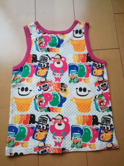 中古クマテンチョー総柄2Pタンク120白×ピンクJAM < ブランド  中古クマテンチョー総柄2Pタンク120白×ピンクJAM < ブランドの