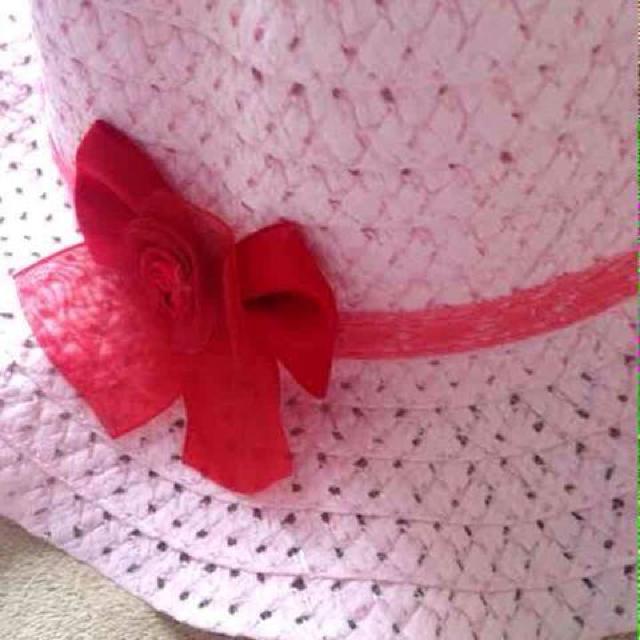 新品■キッズ 子供用 レース&リボン ハット 麦わら帽子 涼しい 軽量 形状記憶 < キッズ/ベビー  新品■キッズ 子供用 レース&リボン ハット 麦わら帽子 涼しい 軽量 形状記憶 < キッズ/ベビーの