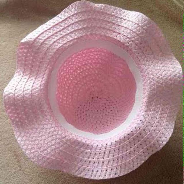 新品■キッズ 子供用 レース&リボン ハット 麦わら帽子 涼しい 軽量 形状記憶 < キッズ/ベビー  新品■キッズ 子供用 レース&リボン ハット 麦わら帽子 涼しい 軽量 形状記憶 < キッズ/ベビーの