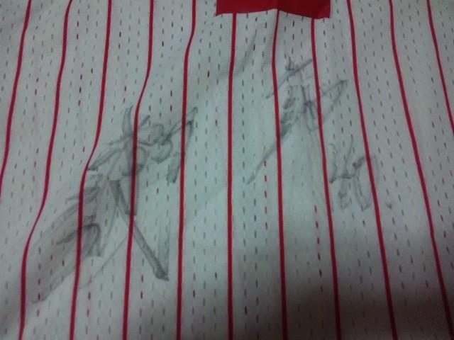 【中古】(広島カープ)前田智徳 ユニフォーム 嶋、倉直筆サイン入 < レジャー/スポーツ 【中古】(広島カープ)前田智徳 ユニフォーム 嶋、倉直筆サイン入 < レジャー/スポーツの