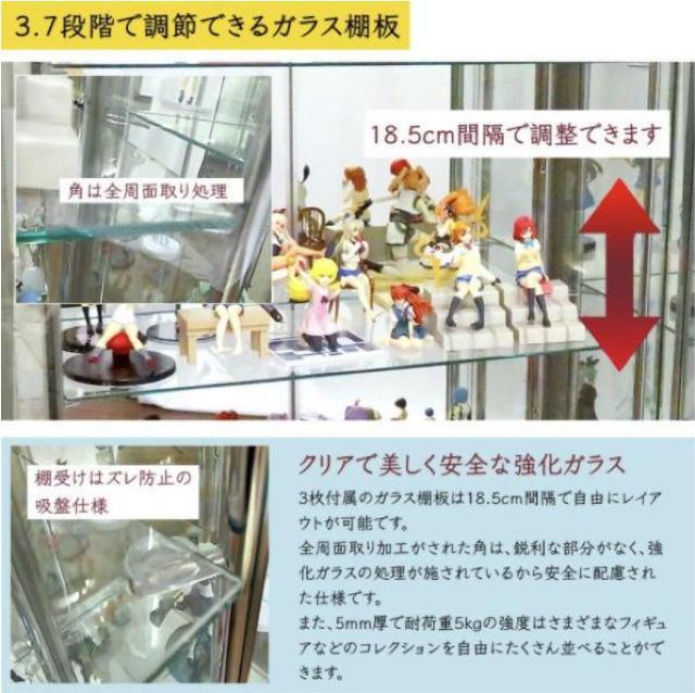 �K���X�R���N�V�����P�[�X �X���� ��80cm  �{�� LED�Z�b�g �� �C���e���A/���C�t�� 