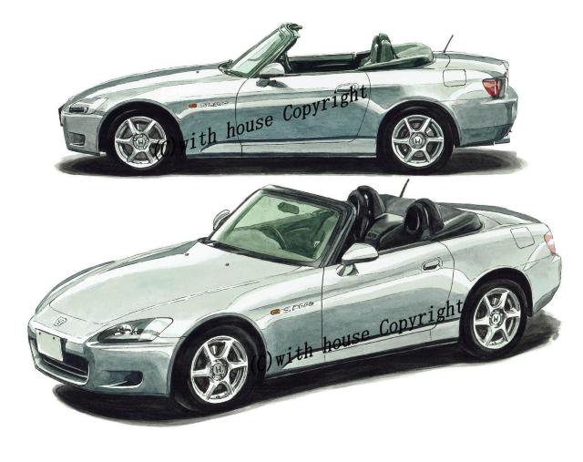 NC-1181ホンダS2000限定版画サイン額装済作家平右ヱ門 < 自動車/バイク NC-1181ホンダS2000限定版画サイン額装済作家平右ヱ門 < 自動車/バイク