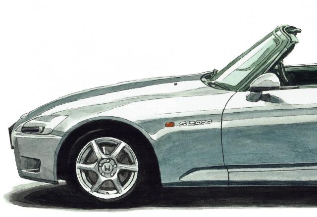 NC-1181ホンダS2000限定版画サイン額装済作家平右ヱ門 < 自動車/バイク NC-1181ホンダS2000限定版画サイン額装済作家平右ヱ門 < 自動車/バイク