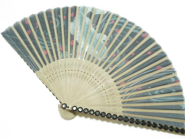 和柄 甚平 優雅【泳鯉】花火大会.夏祭りに♪高級ストーンデコ扇子 < 男性ファッション 和柄 甚平 優雅【泳鯉】花火大会.夏祭りに♪高級ストーンデコ扇子 < 男性ファッションの